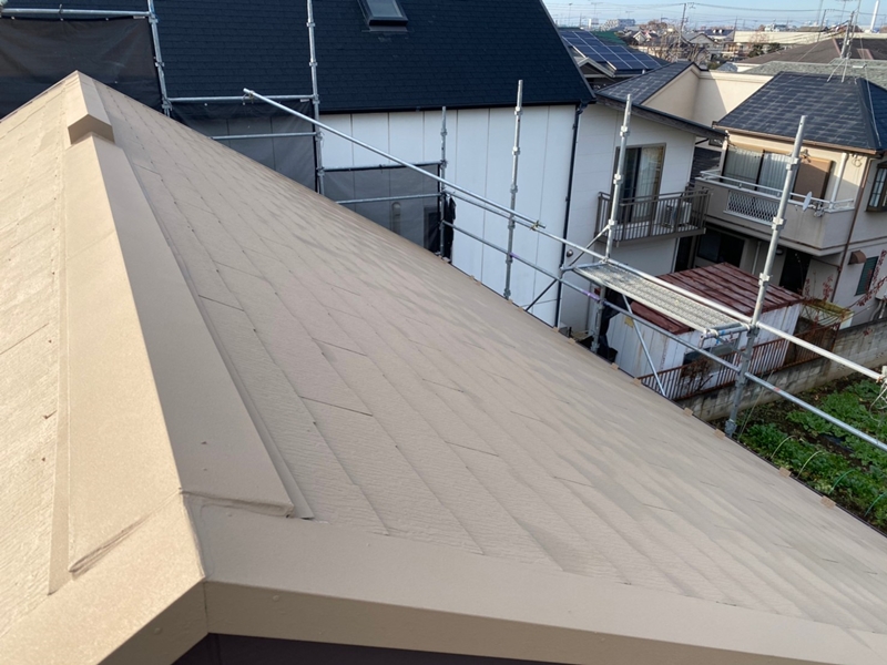 東京都小平市ジョリパット外壁塗装　屋根断熱ガイナ塗装